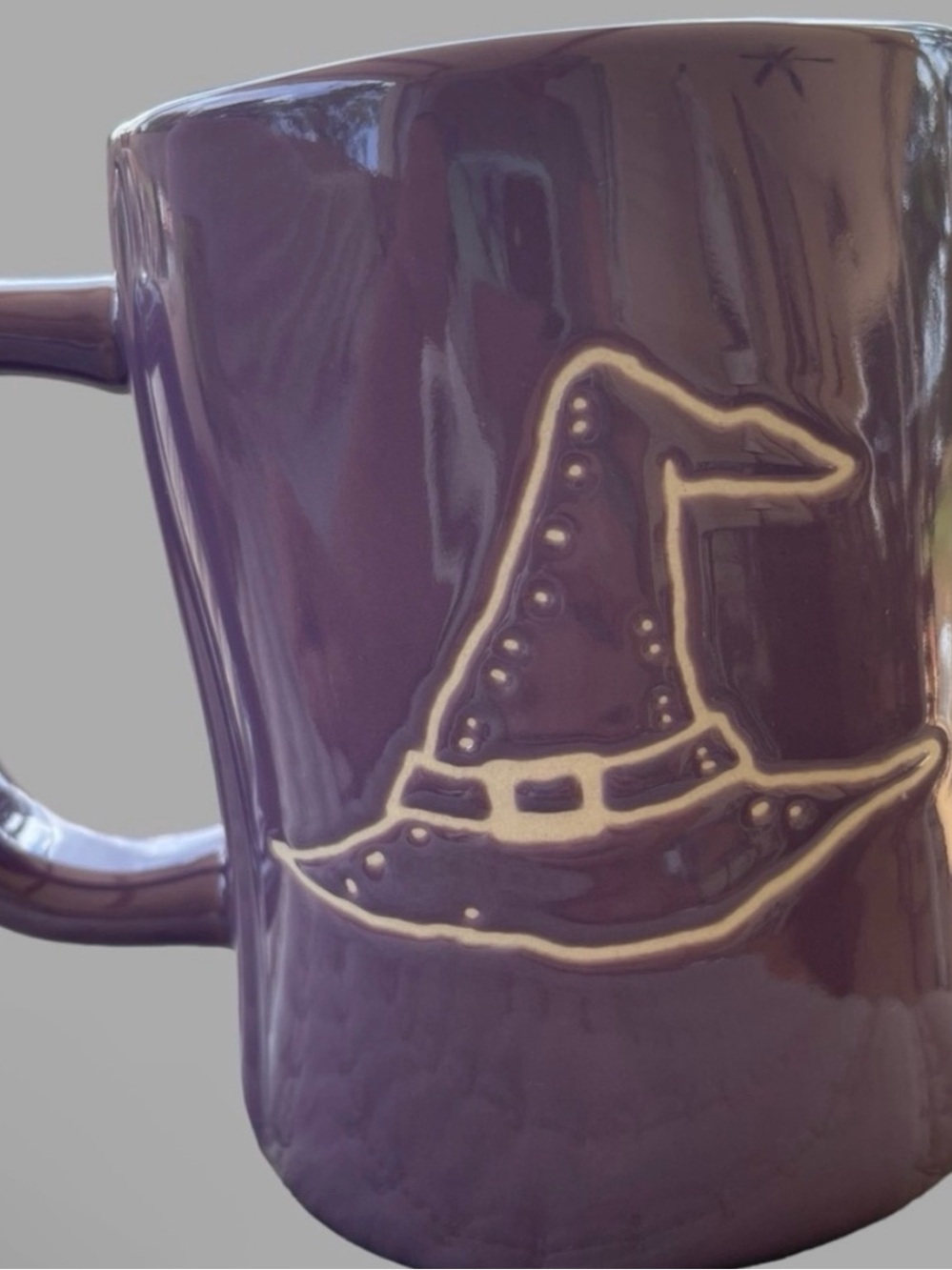 Rae Dunn Purple Drink Up Witches Ceramic Mug - Picture 2 of 3